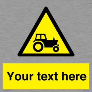 Custom warning farm machinery